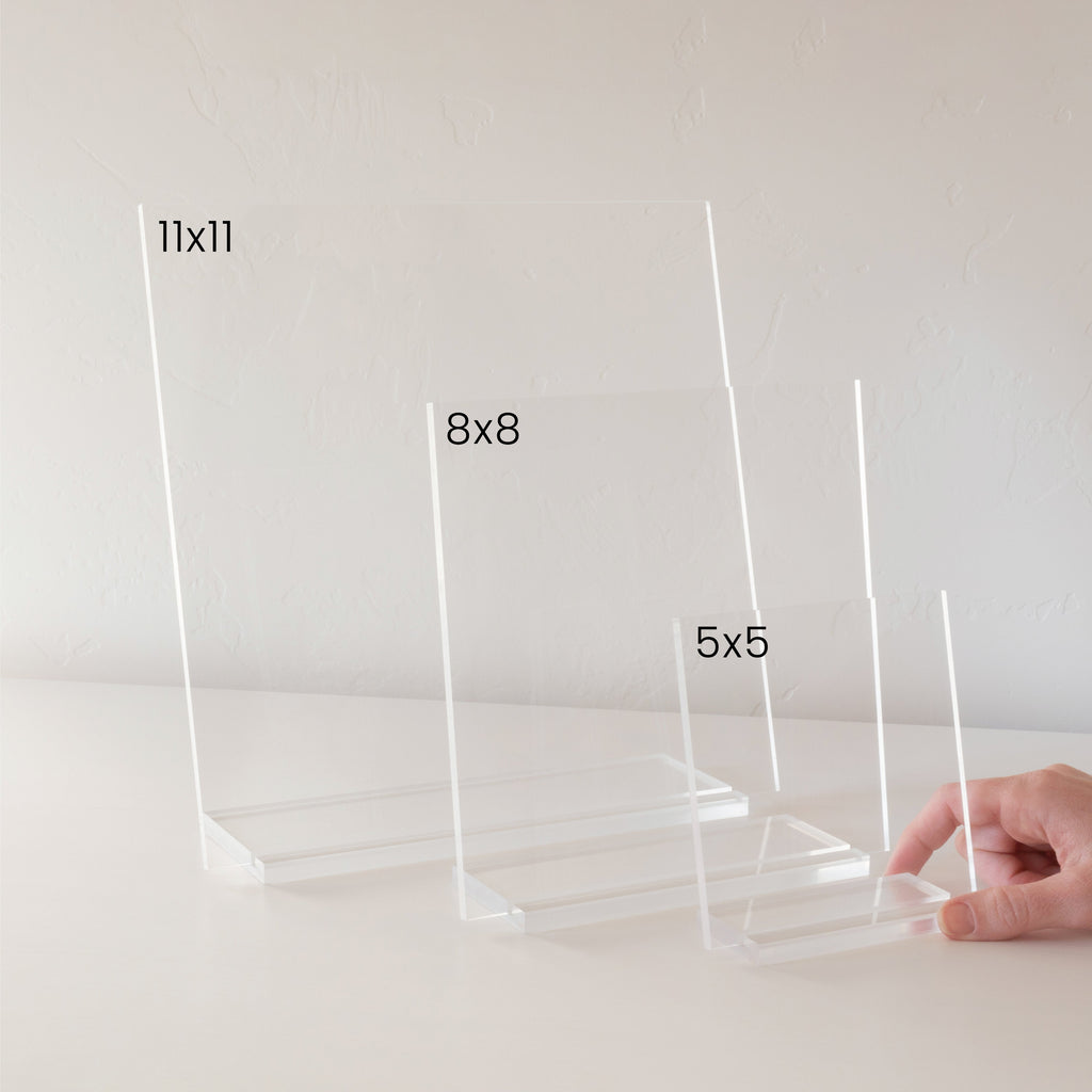 Be Kind Clear Acrylic Tabletop Sign