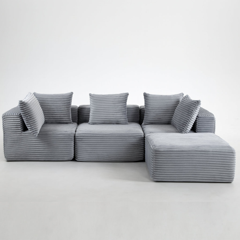 Compressed Sofa:Magic Cube Sofa-YKX-33001-Grey