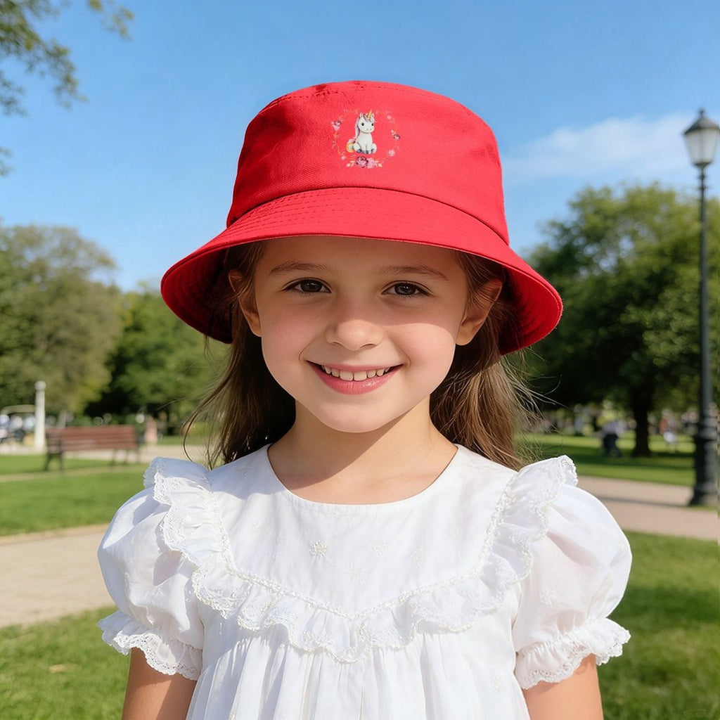 Baby Unicorn Children’s Bucket Hat (Front Printing)