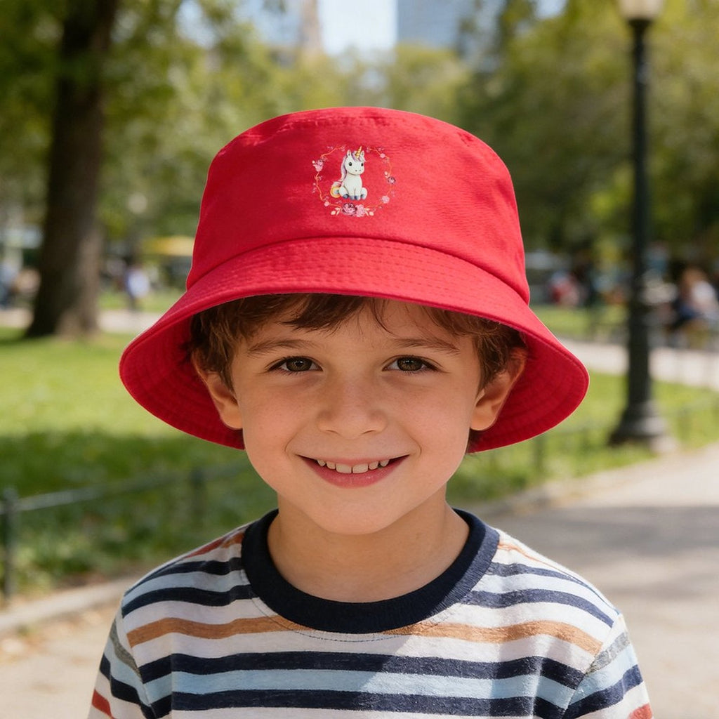 Baby Unicorn Children’s Bucket Hat (Front Printing)