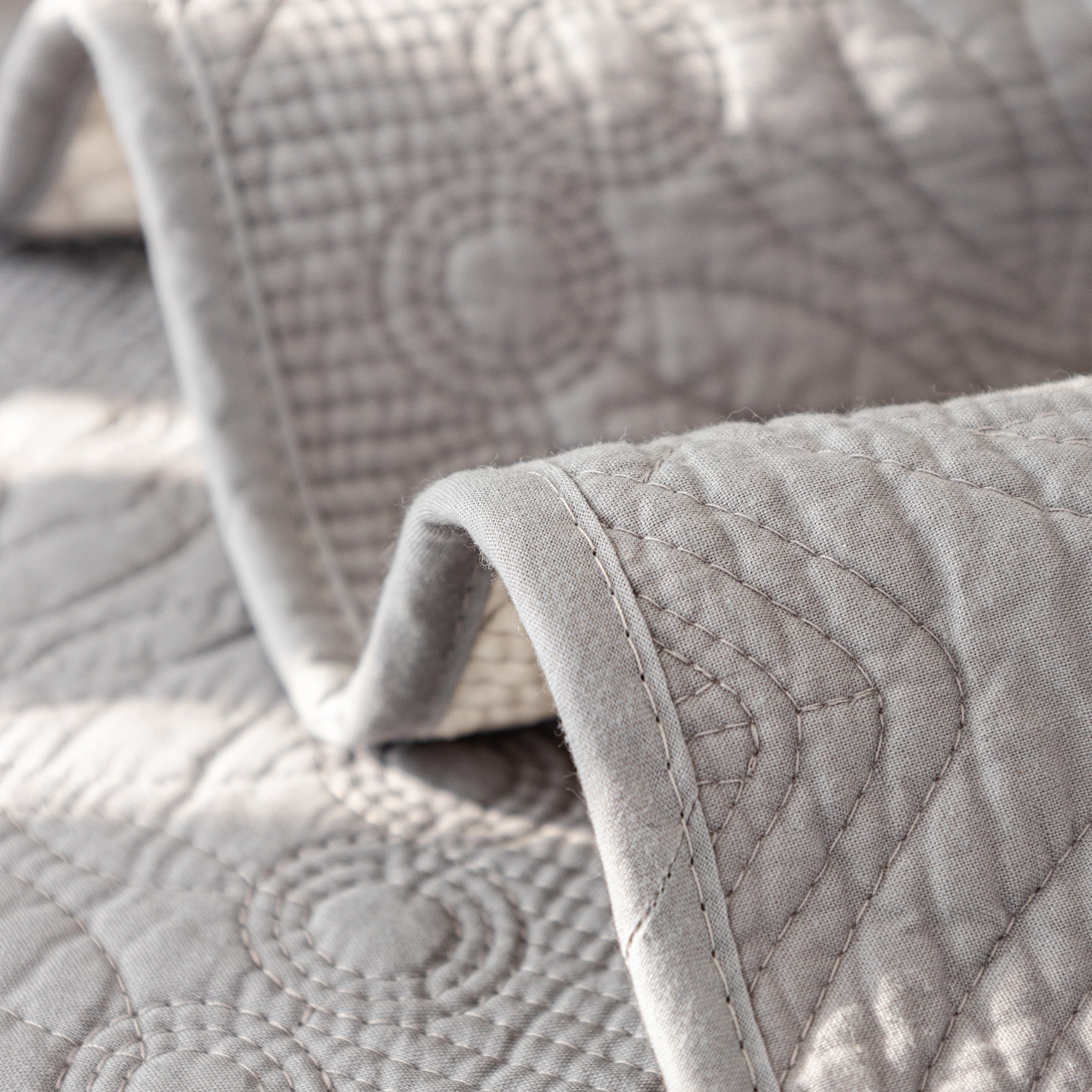 Cotton Quilted Sofa Cover, Non-Slip Couch Protector Fits Backrest, Seat & Armrest