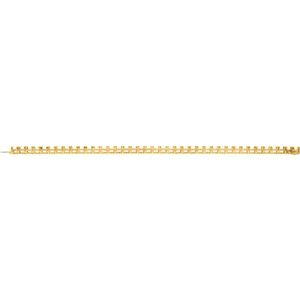 18K Yellow Gold 4.1 mm Round Line 7 1/4" Bracelet Mounting – image 3