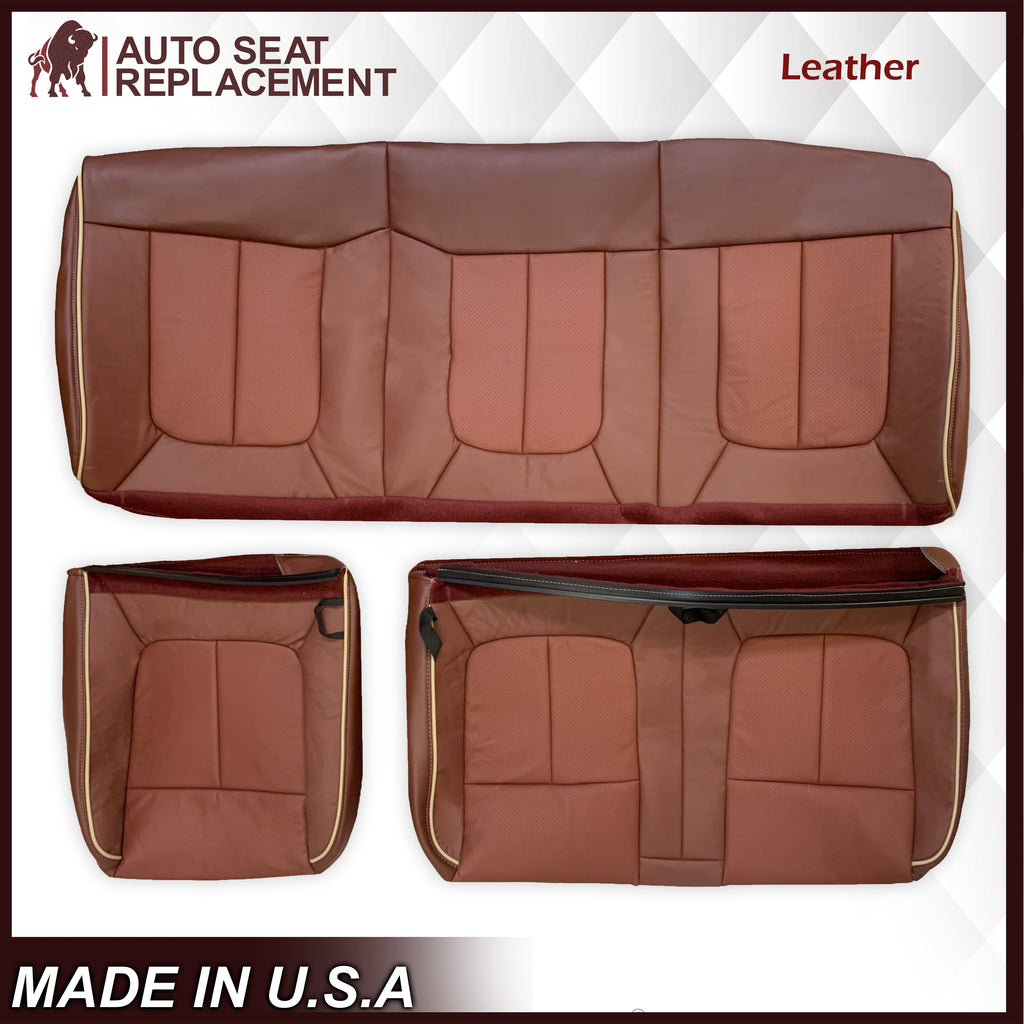2009-2014 Ford F150 Second (2nd) Row  60/40 King Ranch Leather Replacement Seat Covers