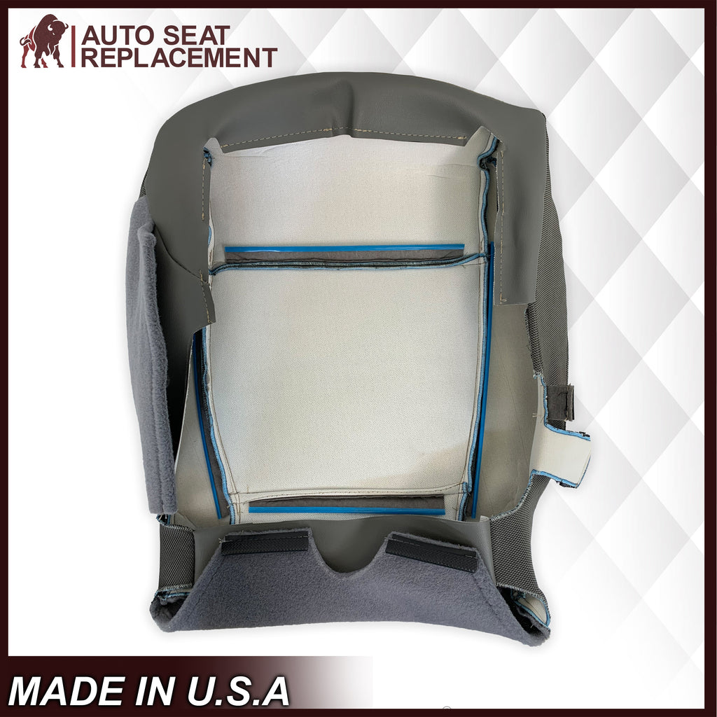 2017-2021 Ford F250 XLT Driver Or Passenger Side Cloth Replacement Seat Cover In Gray