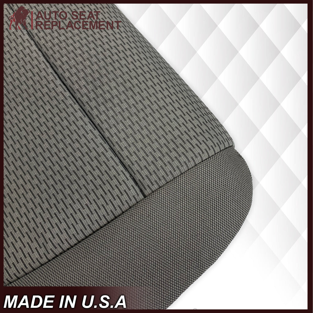 2017-2021 Ford F250 XLT Driver Or Passenger Side Cloth Replacement Seat Cover In Gray