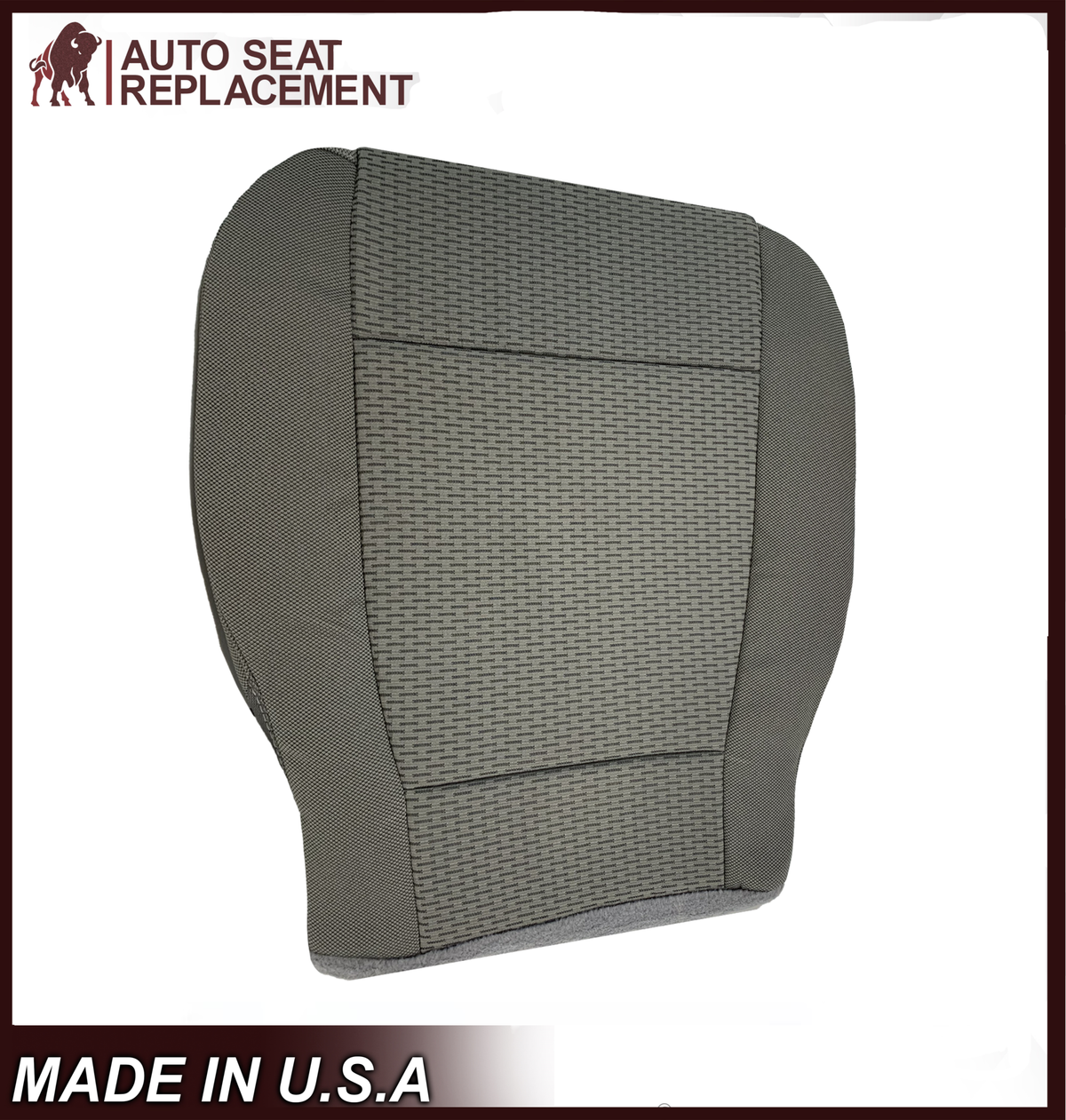 2017-2021 Ford F250 XLT Driver Or Passenger Side Cloth Replacement Seat Cover In Gray