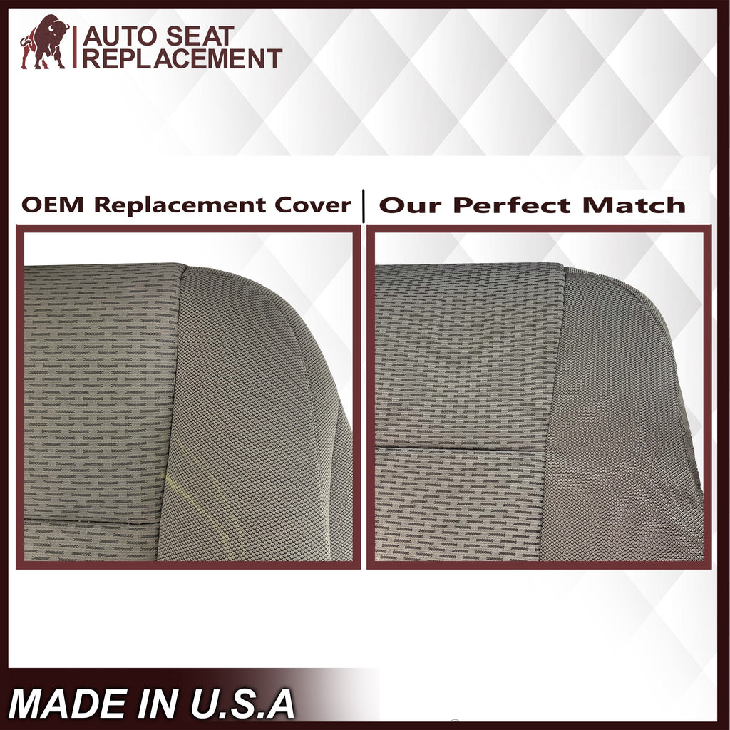 2015-2020 Ford F150 XLT GRAY Cloth Seat Cover Replacement