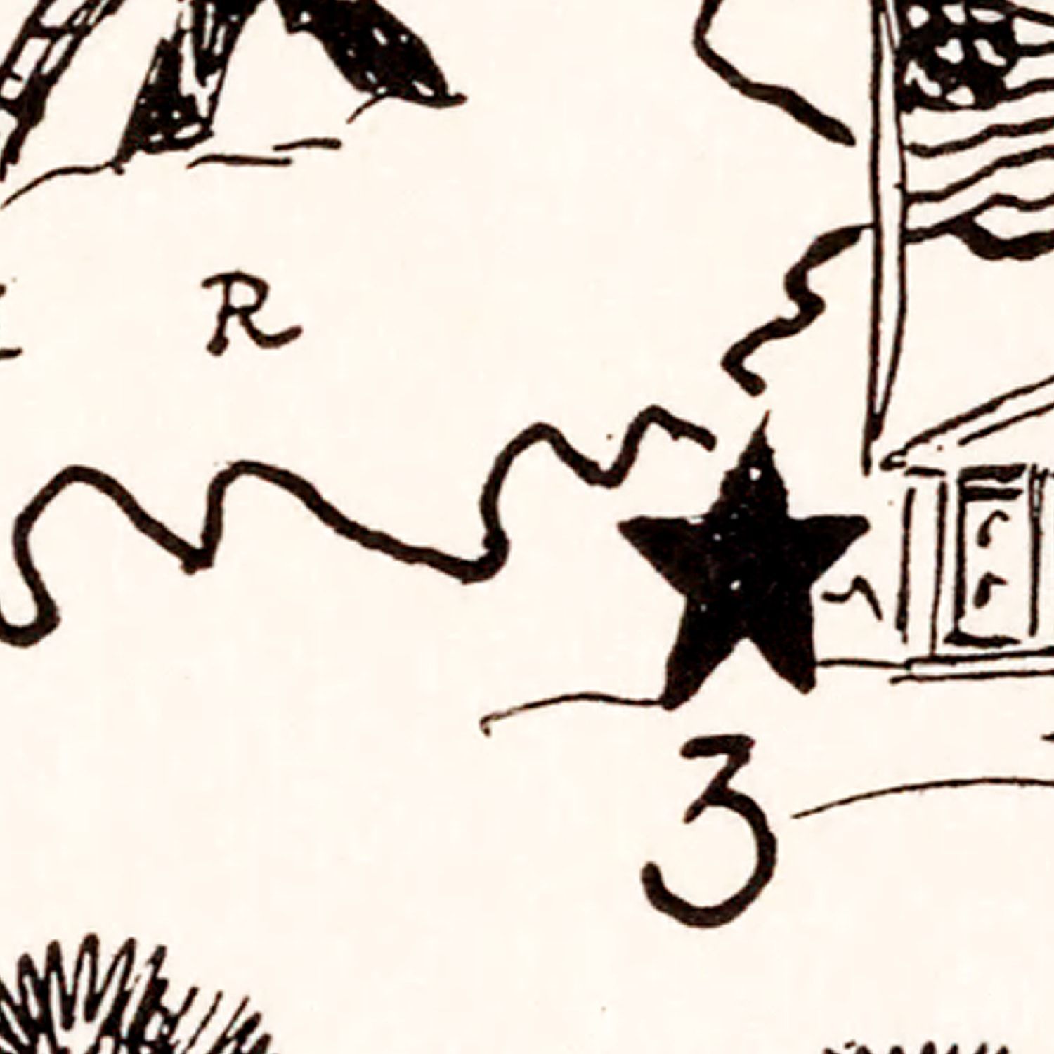 Vintage Map of Alabama 1931