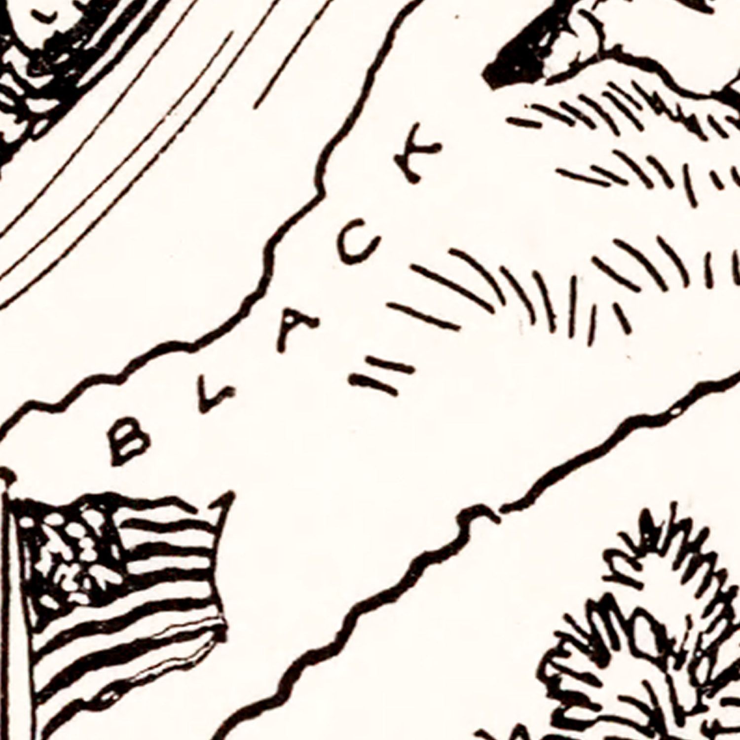 Vintage Map of Mississippi 1931