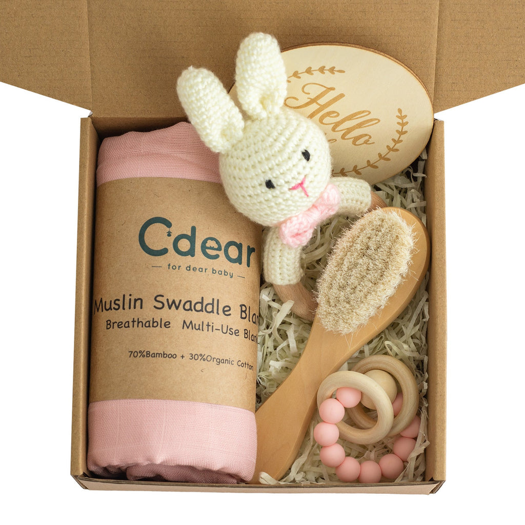 Baby Teething Toy Gift Set – Soothing Teether and Sensory Development Kit