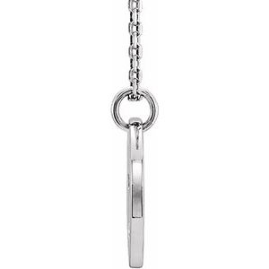 Pierced Cross Disc Necklace or Pendant
