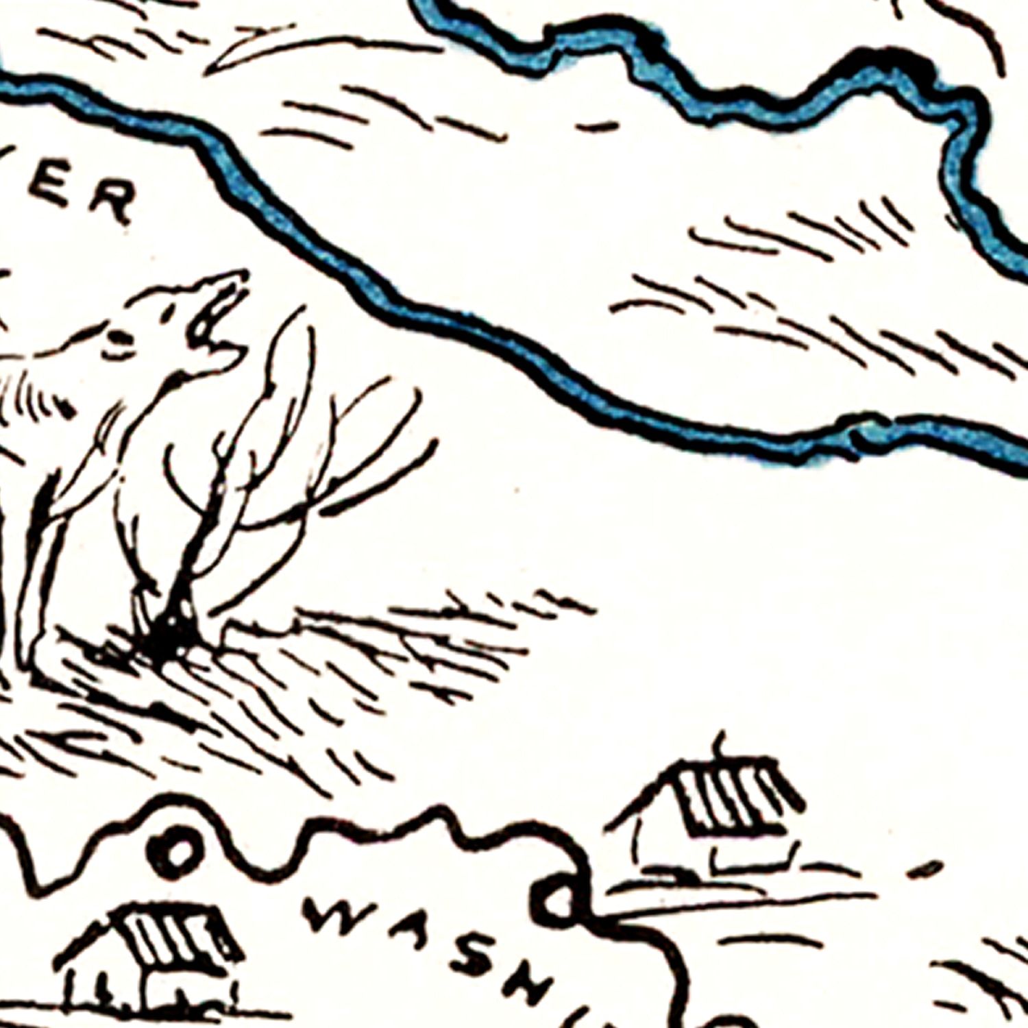 Vintage Map of Oklahoma 1931