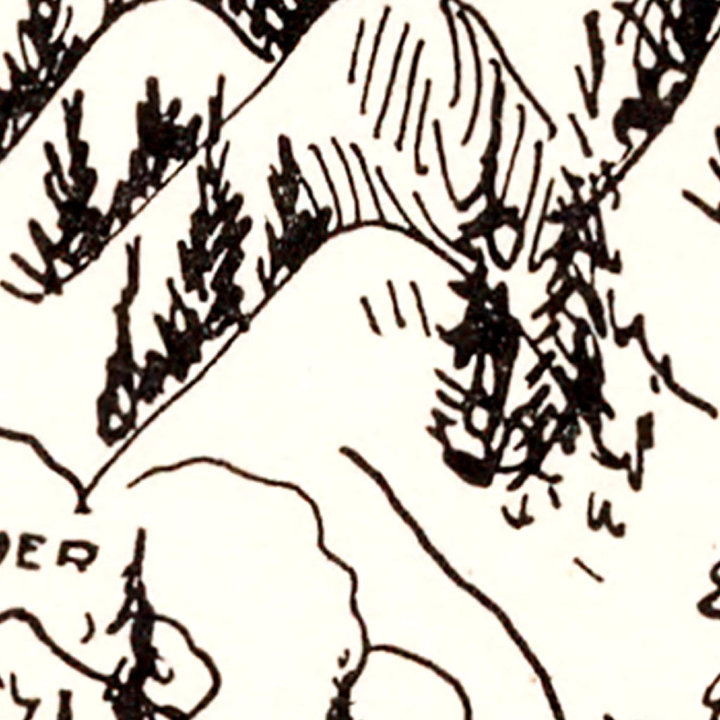 Vintage Map of Washington 1931