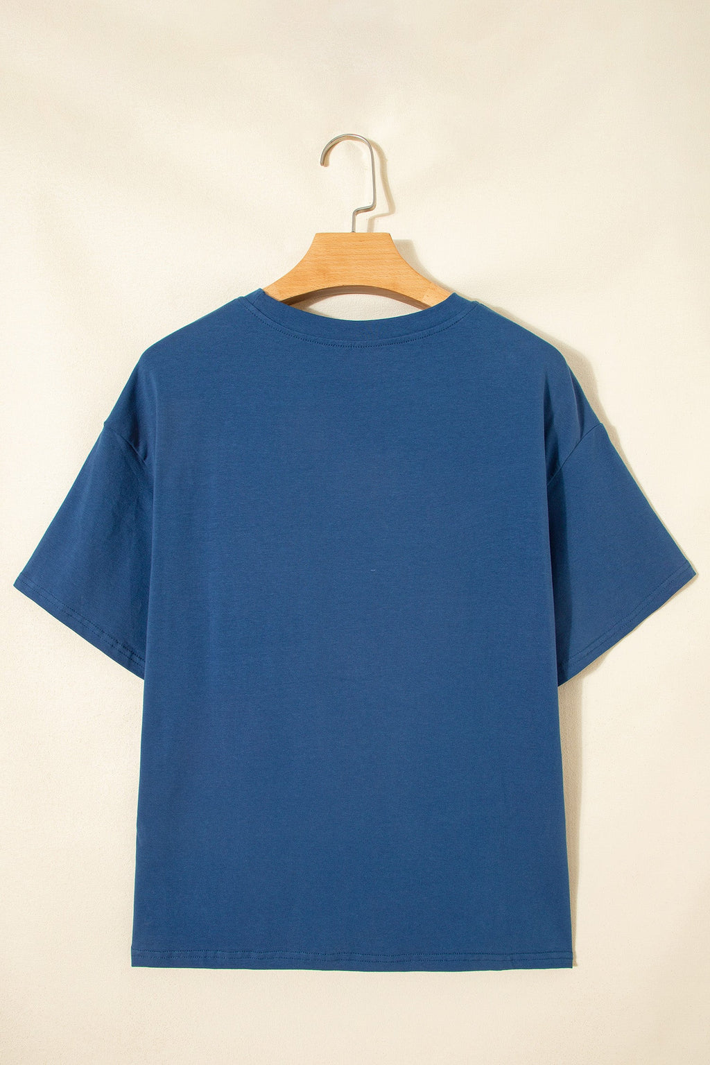 Colorblock Chest Pocket Patch Short Sleeve Top