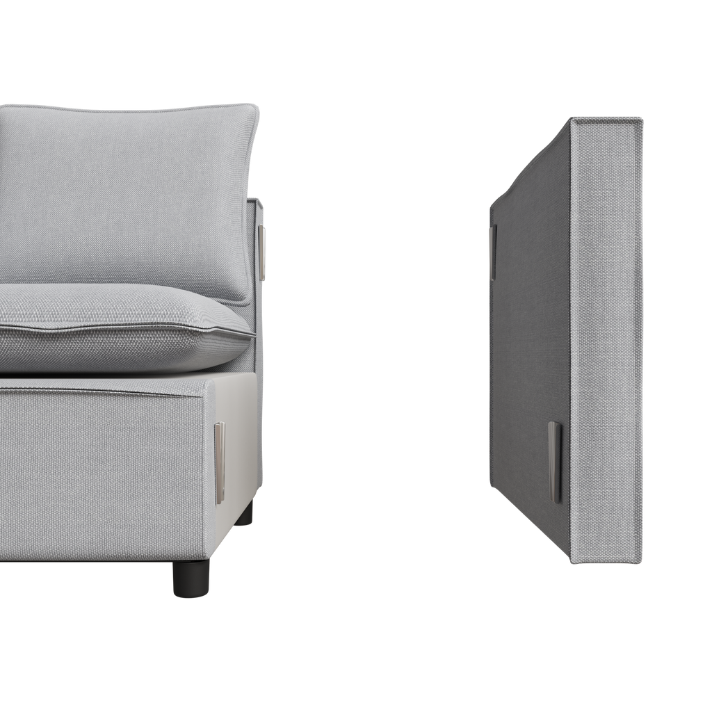 Decorative chair, comfortable gray single sofa chair, soft breathable seat cushion, soft cushion armchair, modern comfortable sofa chair in bedroom/corner/reading room