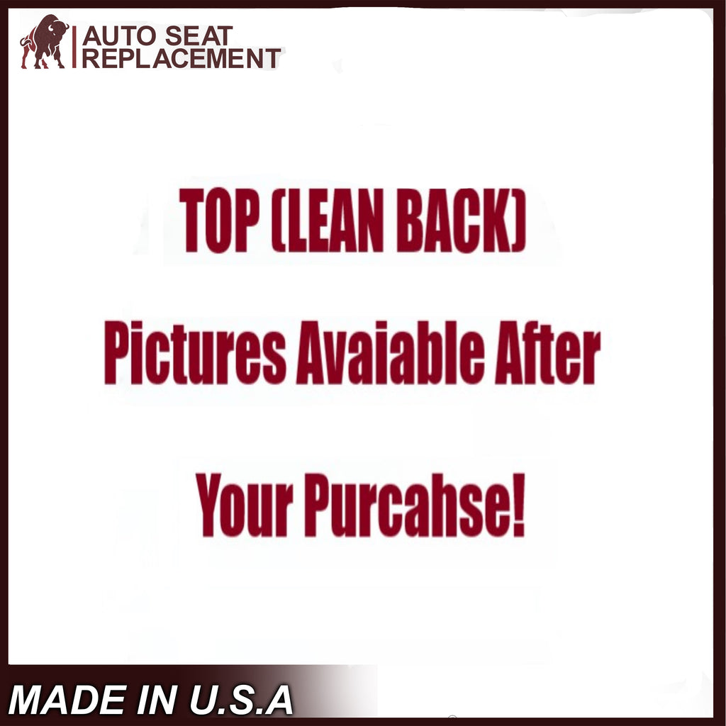 2007 2008 Ford Expedition Eddie Bauer Driver Or Passenger Side Bottom LEATHER Seat Cover In 2 Tone Tan (Tan- Dark Gray)