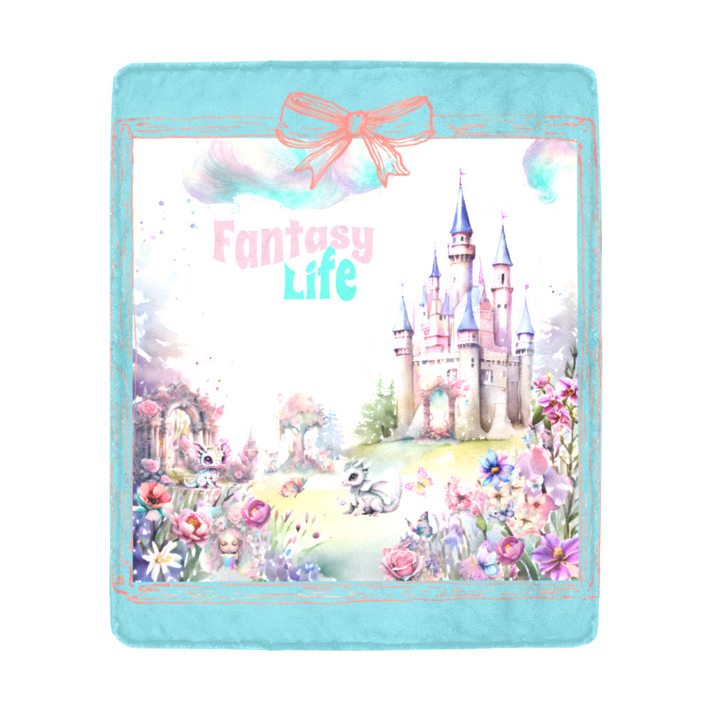 Fantasy Life Dragon Design Ultra-Soft Micro Fleece Blanket (Made in USA)