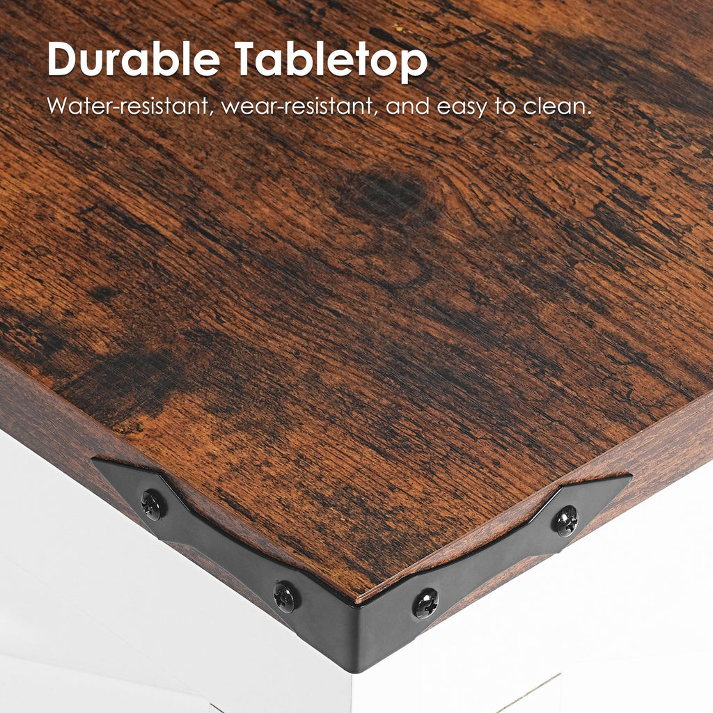 Lift-Top Coffee Table with Storage & Charging Station,Multi-functional Lifting Dining Table Coffee Table,Living Room Home Table,Space-Saving Modern Design.35.4'x 35.4',Vintage White