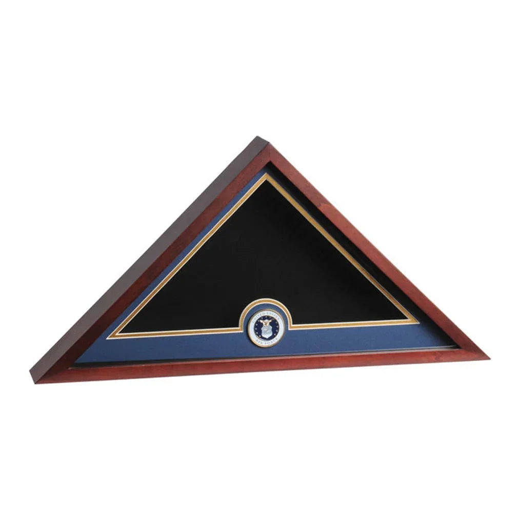 Medallion Flag Display Case, Memorial Flag Display case, Army Medallion