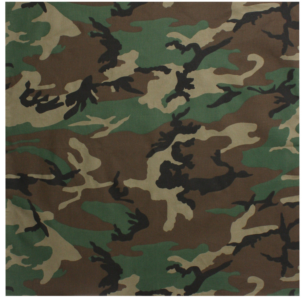 Rothco Camo Bandana - 22x22 inch
