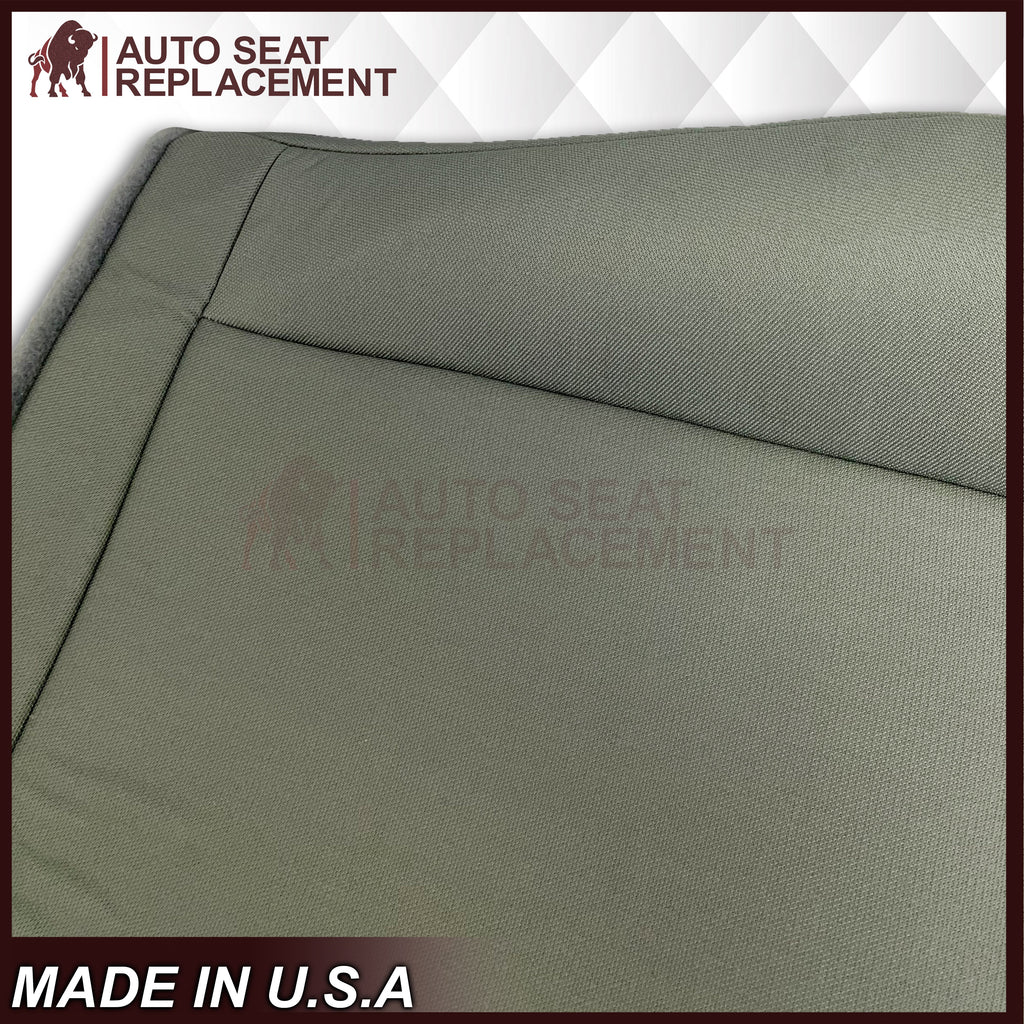2009-2020 Ford Econoline E350 E450 E550 Gray Cloth Fabric Seat Cover & Cushion Foam