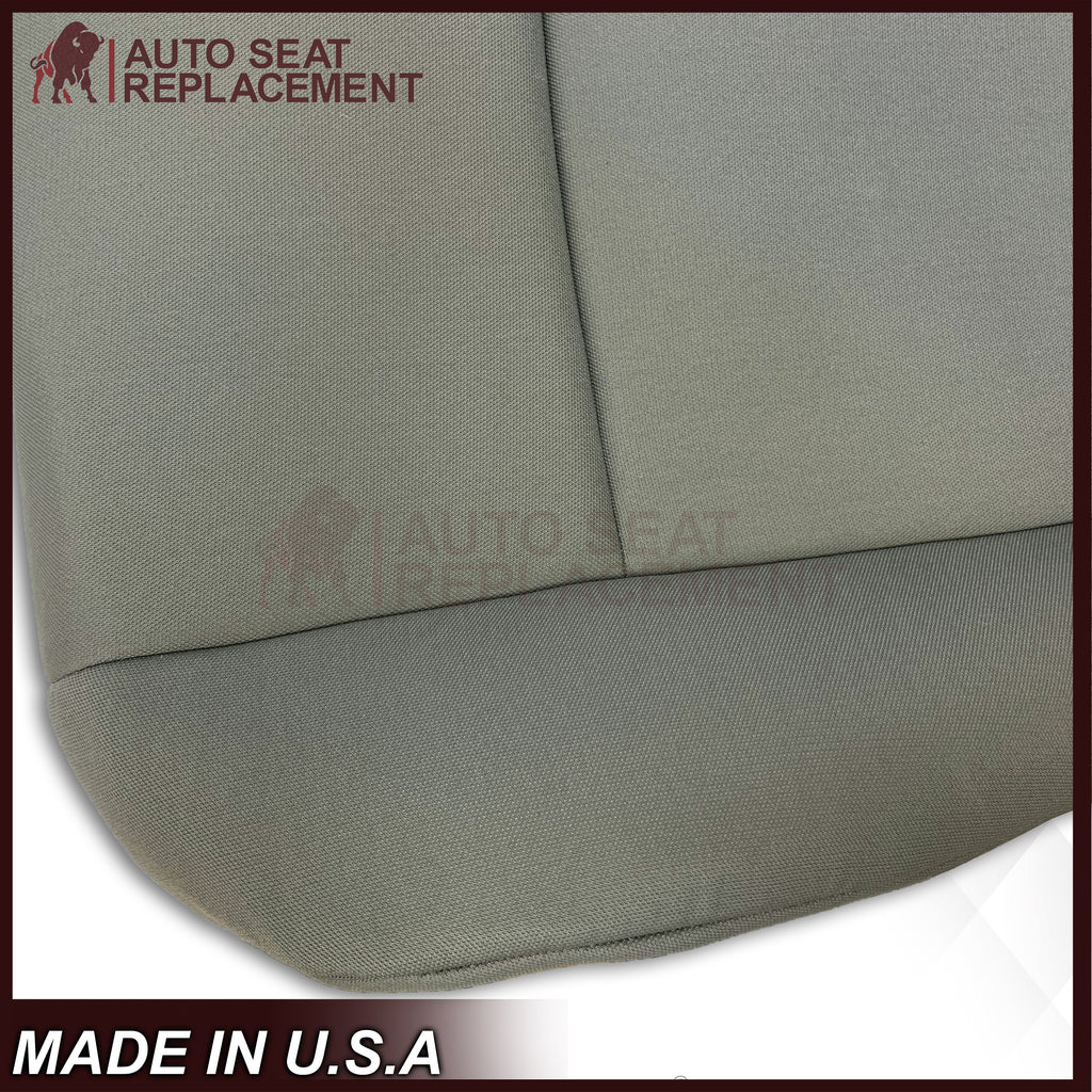 2009-2020 Ford Econoline E350 E450 E550 Gray Cloth Fabric Seat Cover & Cushion Foam