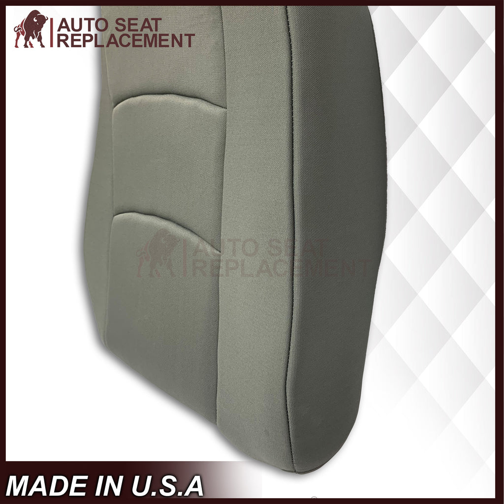 2009-2020 Ford Econoline E350 E450 E550 Gray Cloth Fabric Seat Cover & Cushion Foam