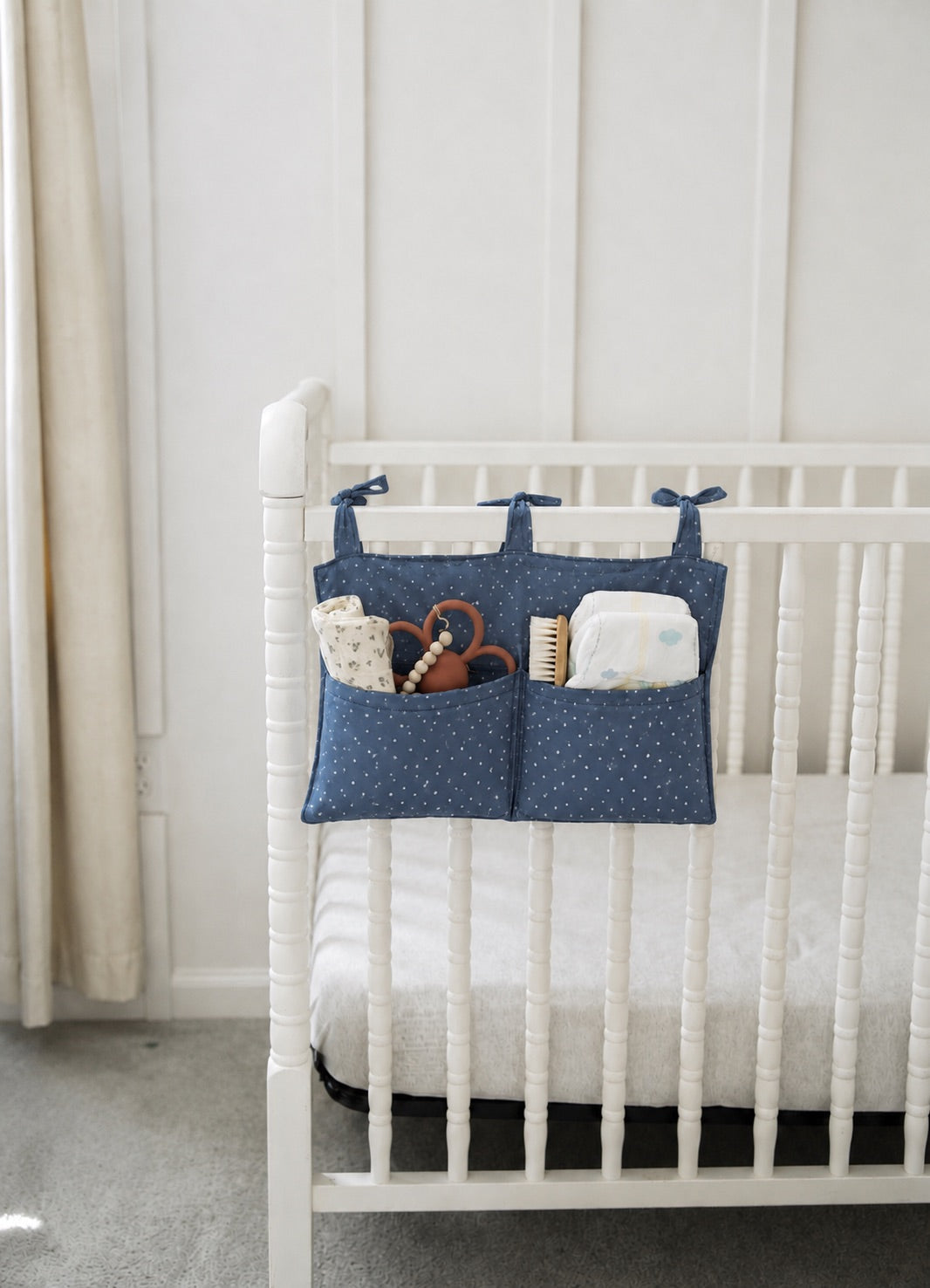 Crib Diaper Caddy Storage Organizer Nursery Room