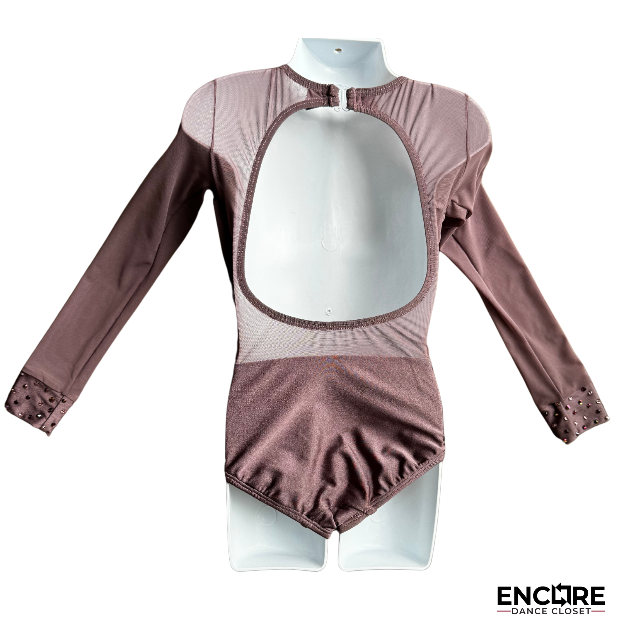 Mauve Mesh Elegance Leotard