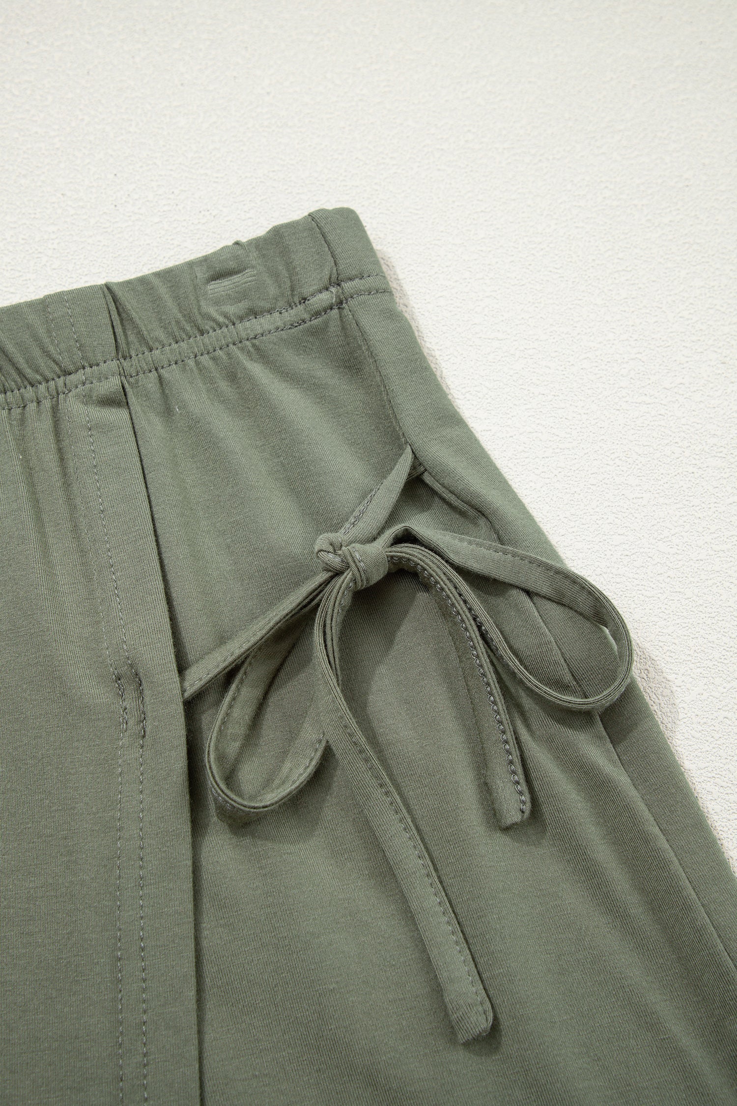 Solid Oversize Tee & Tie-Wrap Mini Skort Set