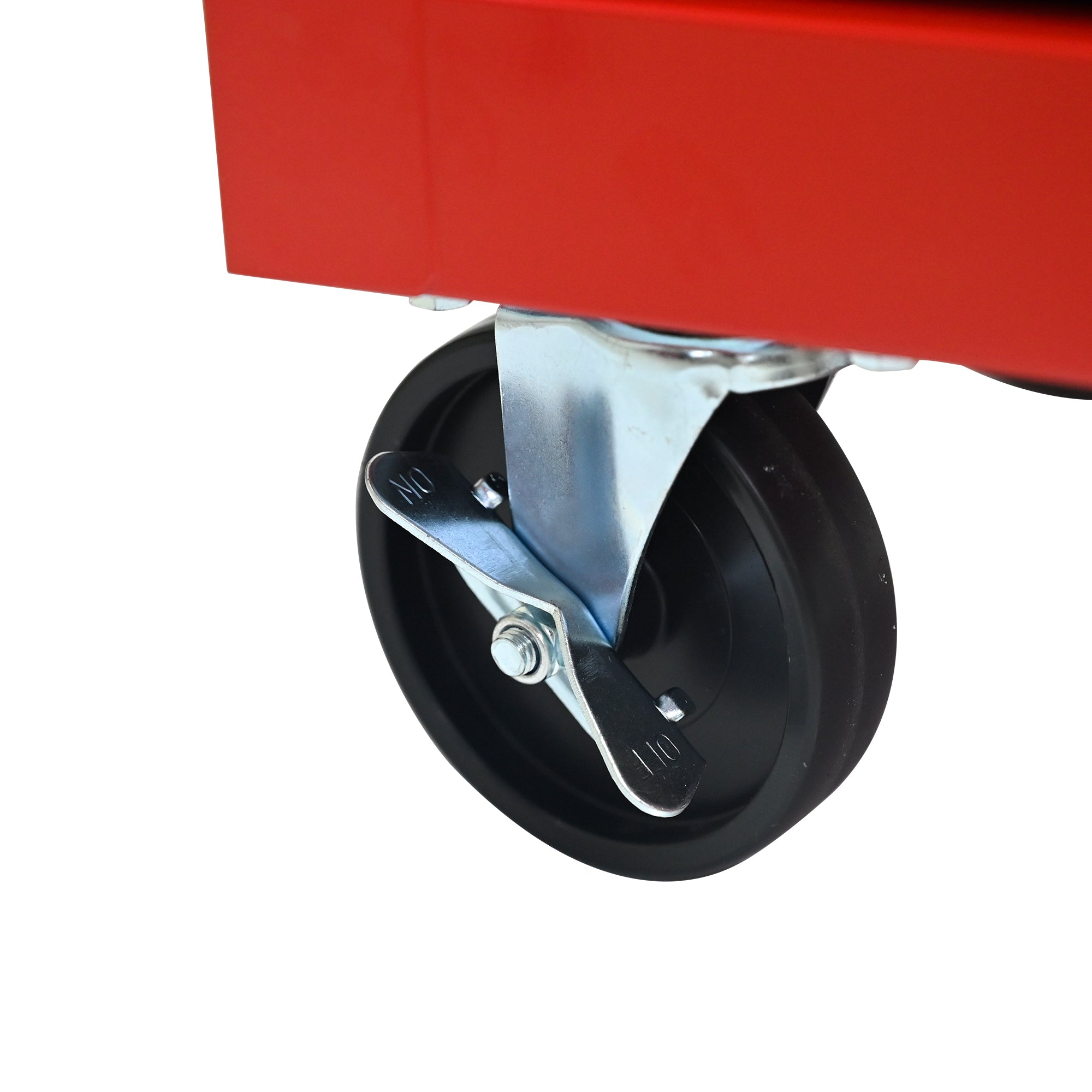 Rolling Metal Tool Chest with 6 Drawers, 20' Steel Storage Cabinet with Ball Bearing Slides, Red and Black Finish