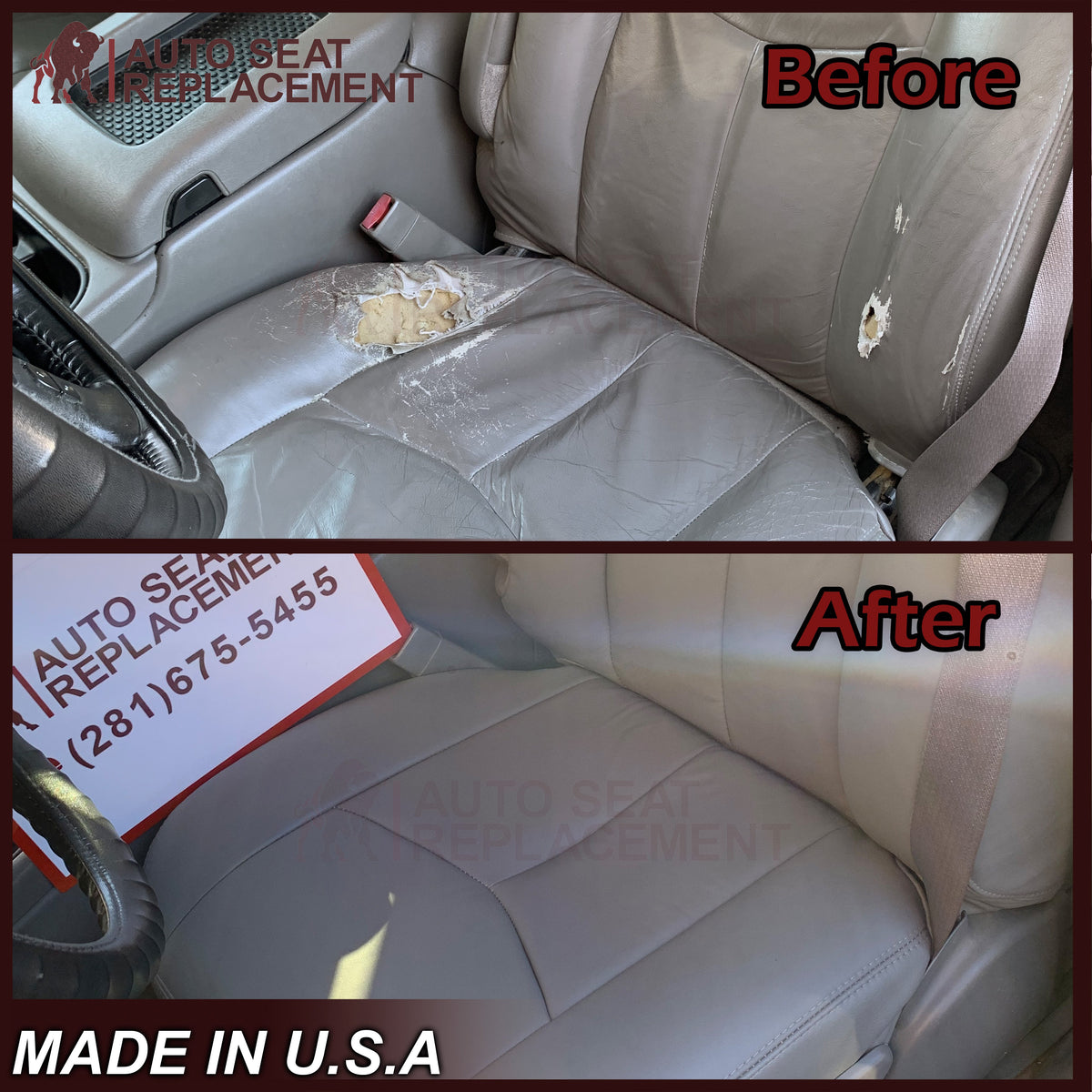 2003-2006 Chevy Tahoe/Suburban Seat Cover in Light Tan: Choose From Variation