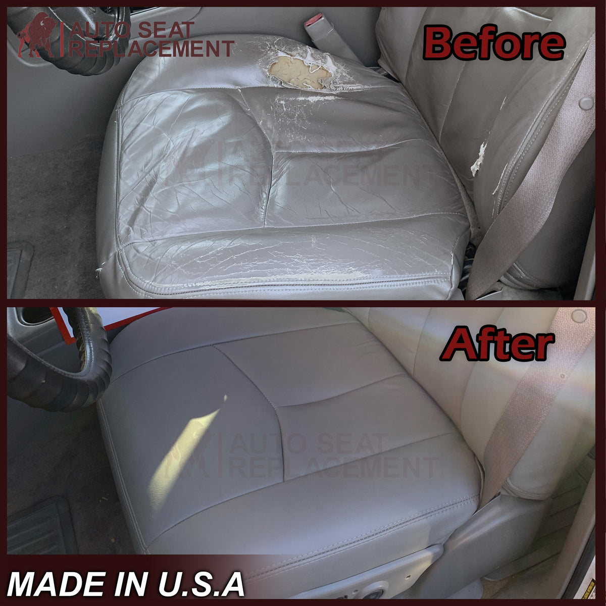 2003-2007 Chevy Tahoe/Suburban Seat Cover in Light Gray: Choose From Variations