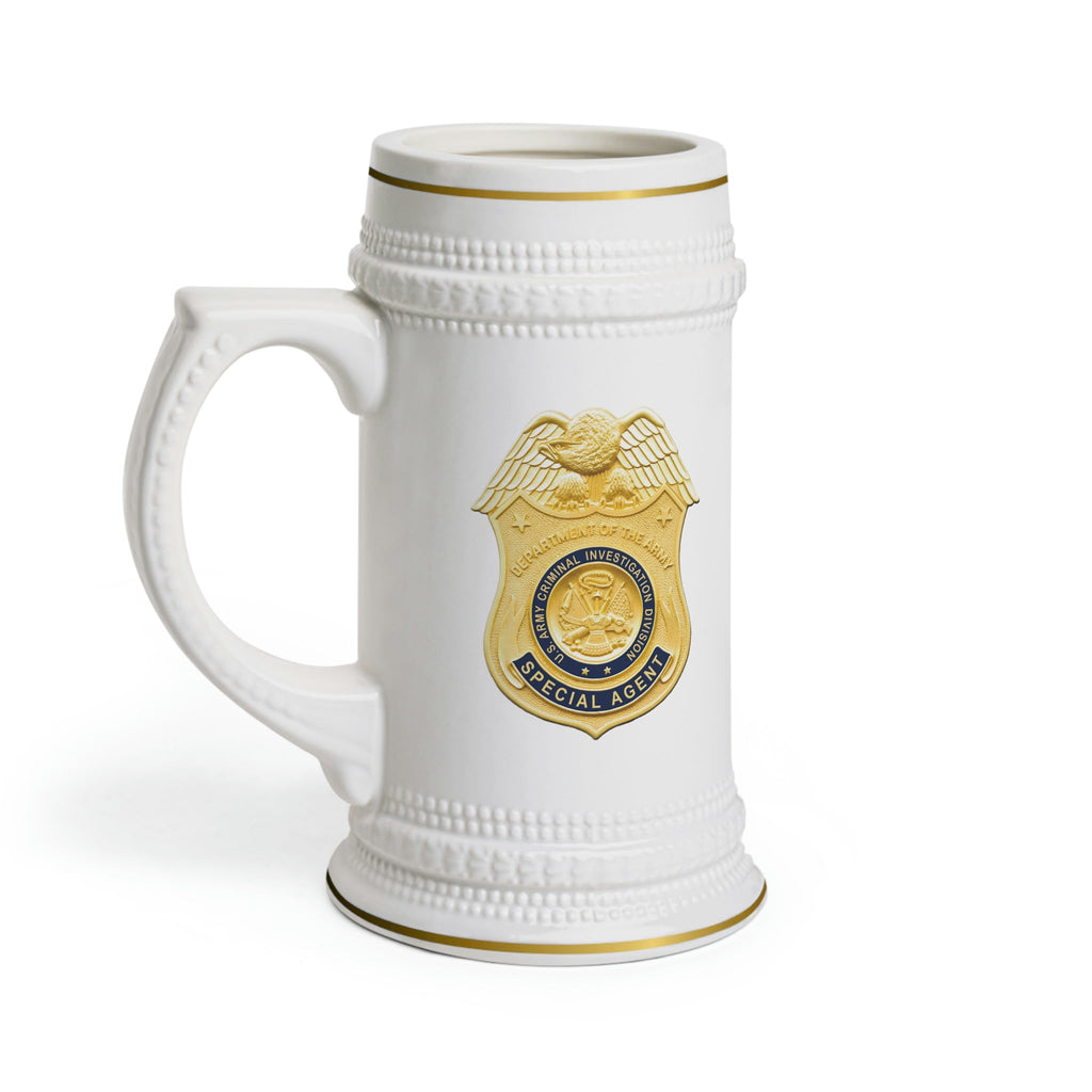 Army CID Badge and Seal Beer Stein Mug