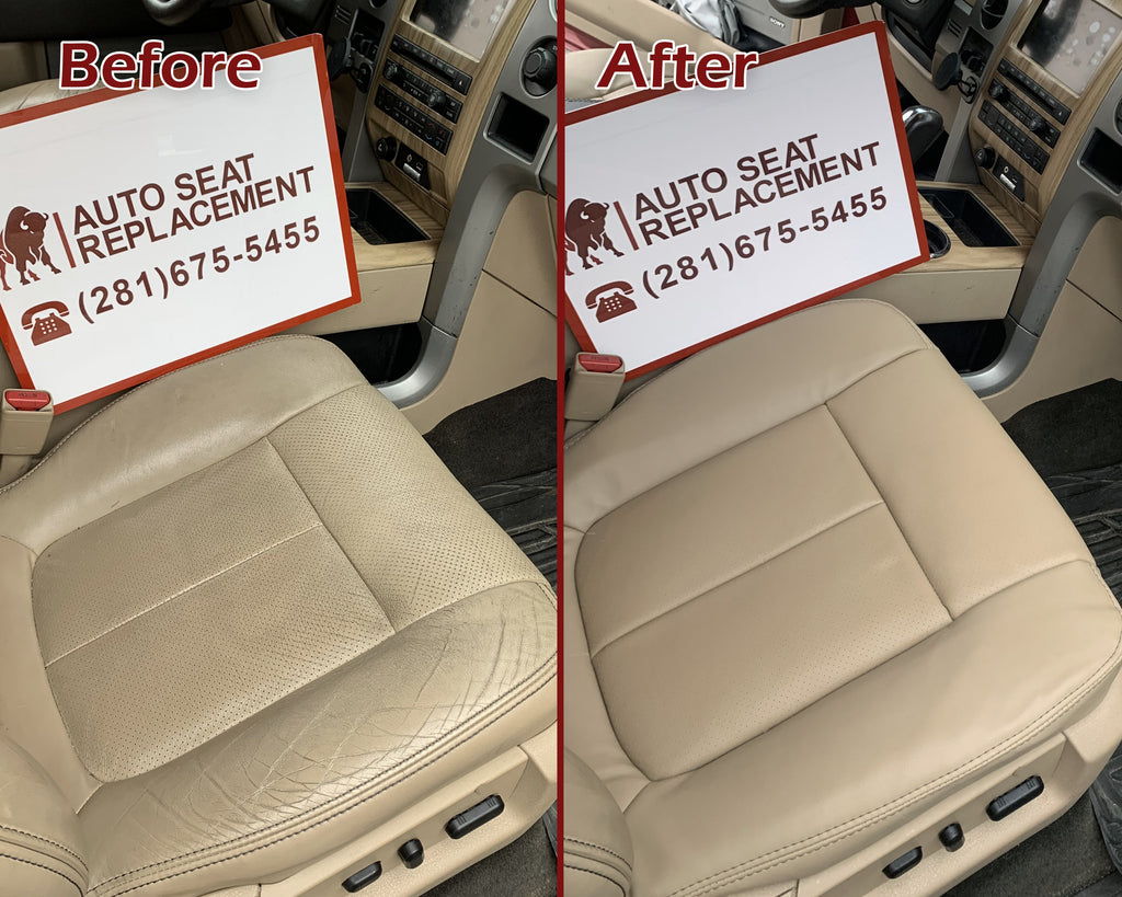 2011-2014 Ford F-150 Lariat Seat Cover Replacement in Adobe Tan: Choose From Variants