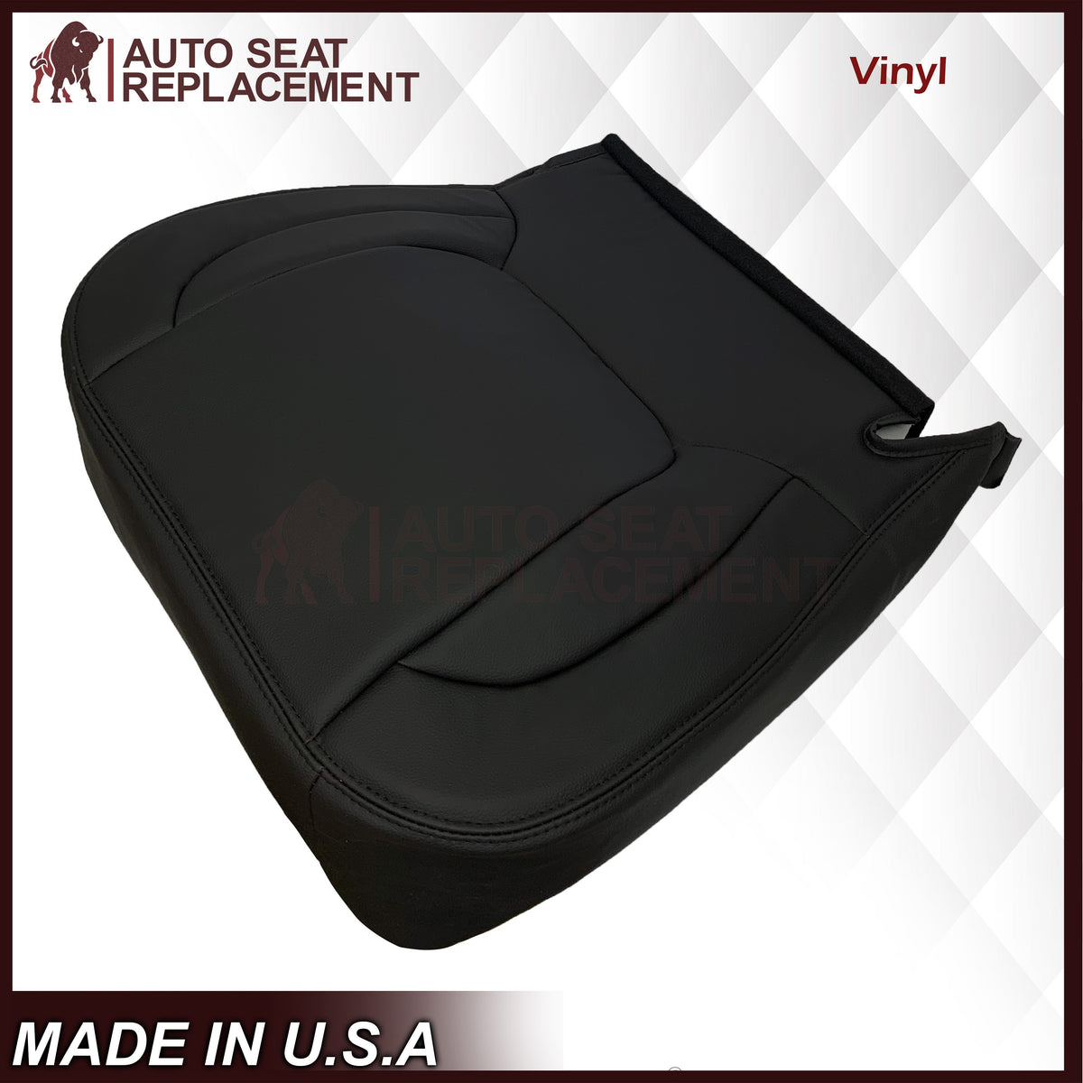 2002-2005 Dodge Ram ST WORK TRUCK 1500 2500 3500 Replacement Seat Covers In Dark Slate "Dark Gray" Synthetic Leather (Vinyl)