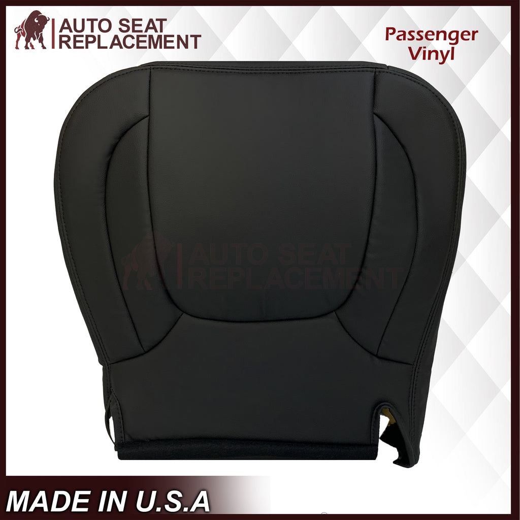 2002-2005 Dodge Ram ST WORK TRUCK 1500 2500 3500 Replacement Seat Covers In Dark Slate "Dark Gray" Synthetic Leather (Vinyl)