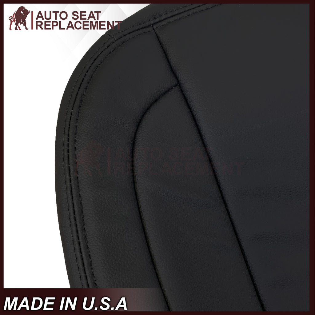 2002-2005 Dodge Ram ST WORK TRUCK 1500 2500 3500 Replacement Seat Covers In Dark Slate "Dark Gray" Synthetic Leather (Vinyl)