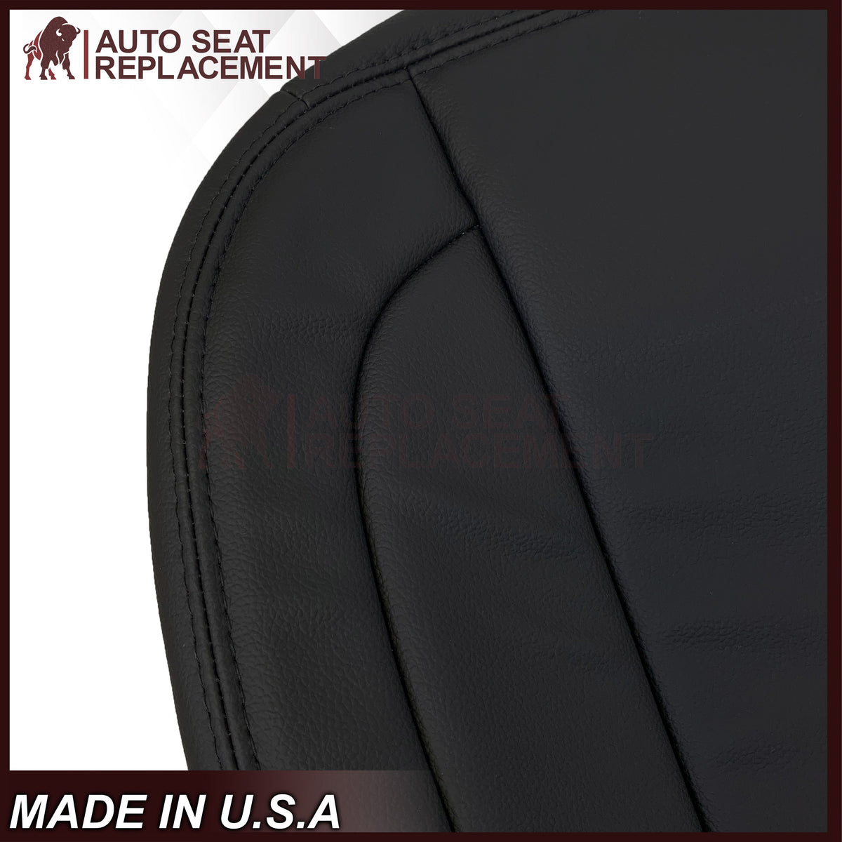 2002-2005 Dodge Ram ST WORK TRUCK 1500 2500 3500 Replacement Seat Covers In Dark Slate "Dark Gray" Synthetic Leather (Vinyl)