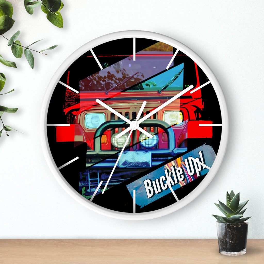 Buckle Up!  Four Wheel Drive Wall Clock