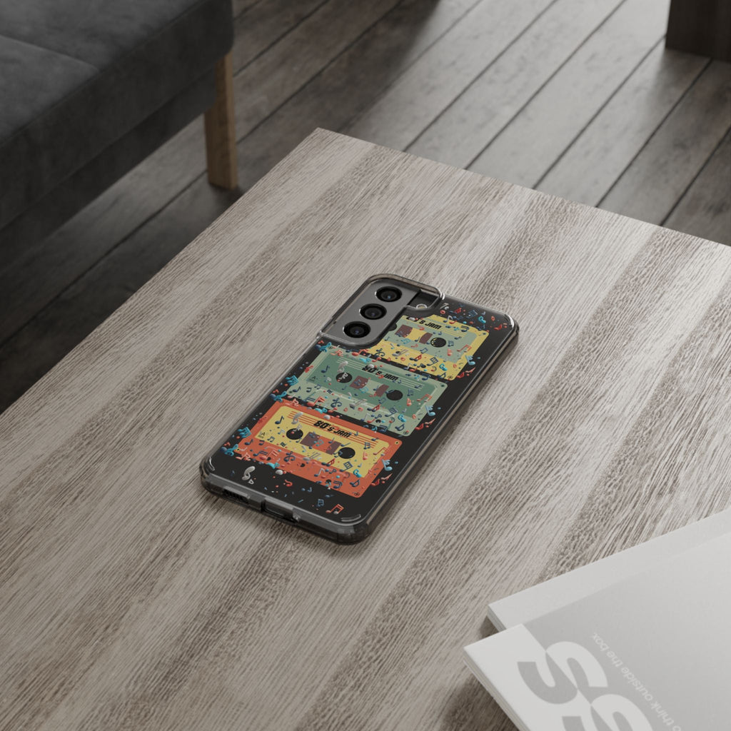 80's Jam Cassette Tapes Clear Mobile Phone Case