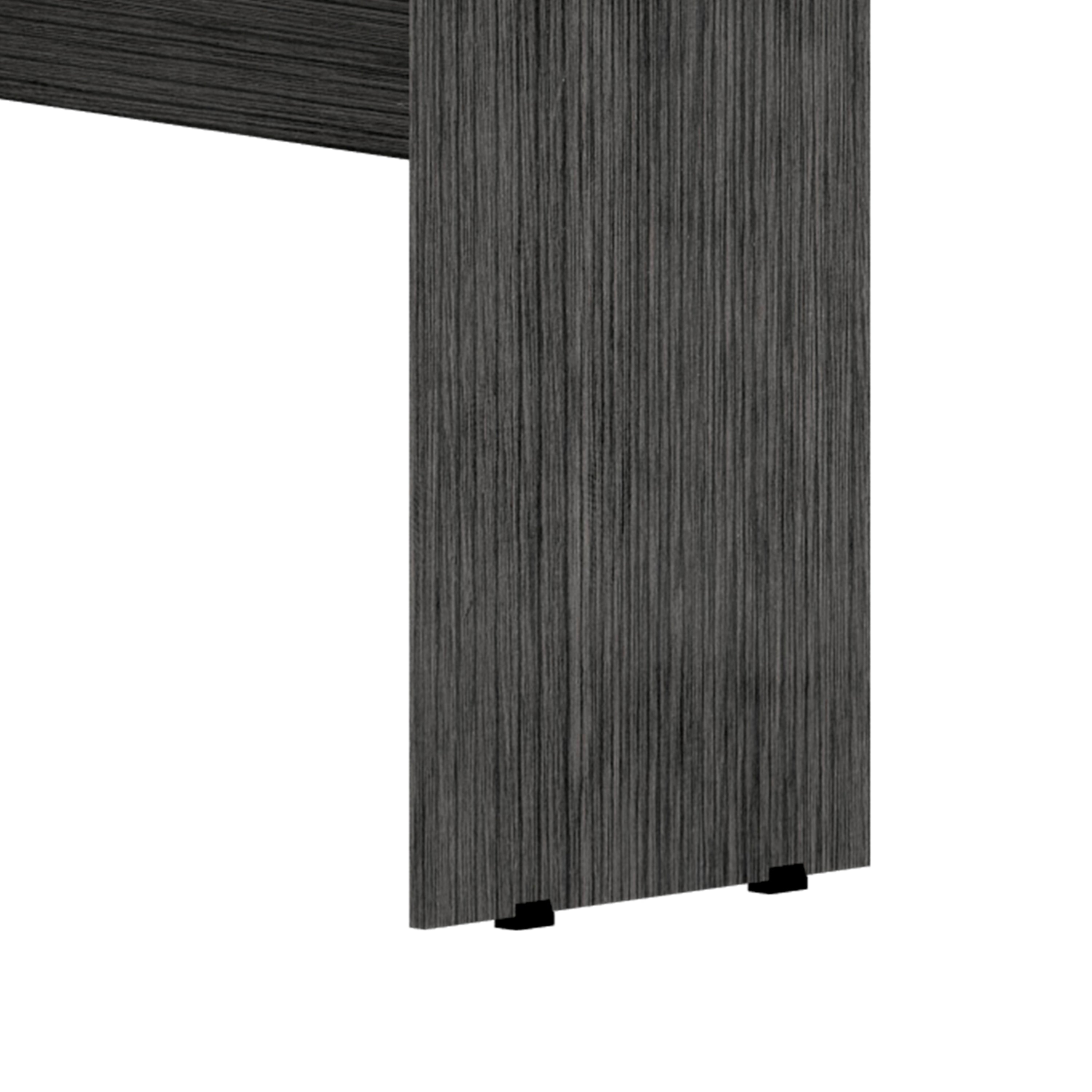 Raleigh L-Shaped Desk, Two Drawers, One Shelf, CPU Storage