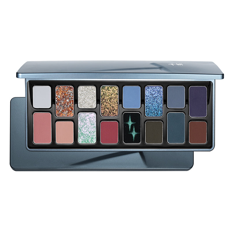 CHEERYEP (QIANYAN) x @freya86_ff 16-Color Natural Star Eye Shadow Palette - #15Starcore