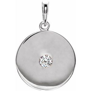 Disc Necklace or Pendant
