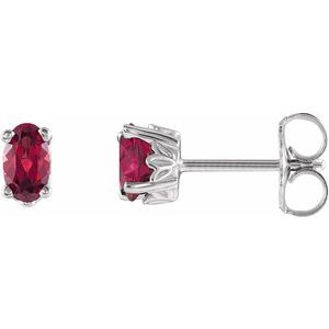 14K Yellow Gold Natural Mozambique Garnet Earrings – image 3