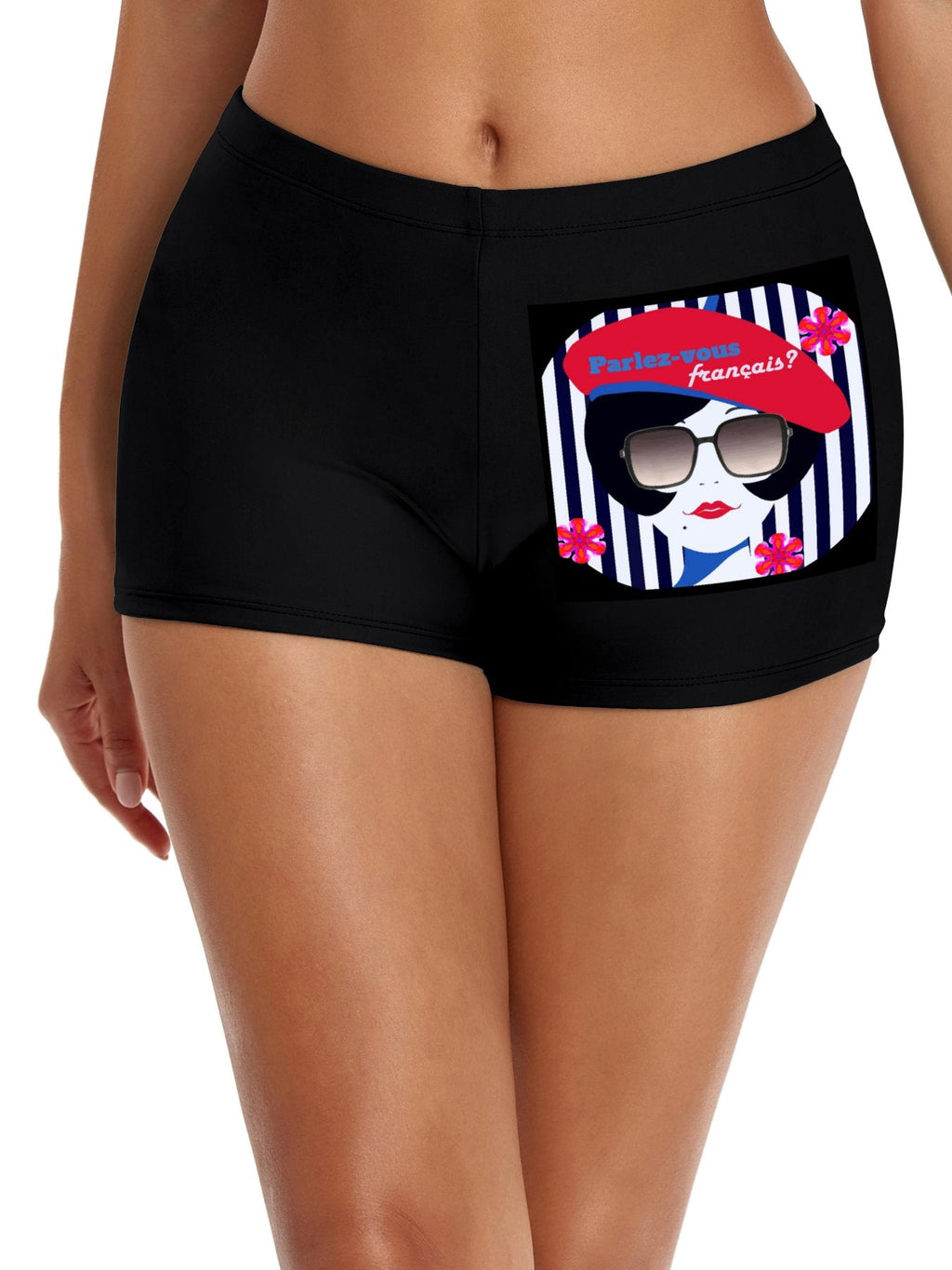 Parlez-vous Francais? French Girl Boxer Brief Boyshorts for Women (Made in USA)