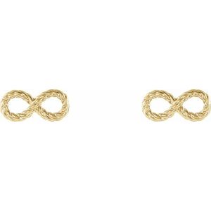 Infinity-Inspired Rope Earrings