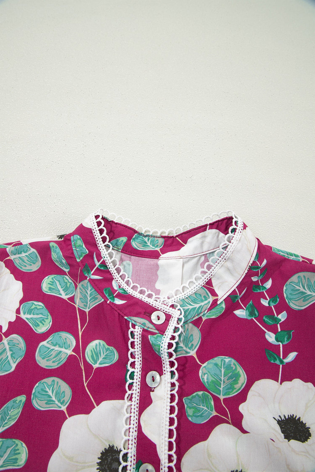 Floral Short Puff Sleeve Belted Mini Dress