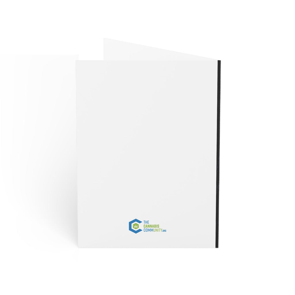 Tis The Season, Be Merry Be Lit Holiday Greeting Cards (1, 10, 30, and 50pcs)