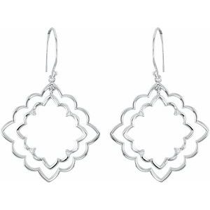 Sterling Silver 1/8 CTW Natural Diamond Earrings – image 2